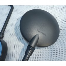 ZRCÁTKA PÁR - ČERNÁ - M8X1,25  - KULATÁ - SE STAVITELNÝM SKLEM, HOMOLOGACE E